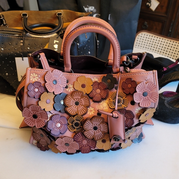 (1) Coach 1941 Tea Rose Rogue 30 Melon Retired - Picture 2 of 16